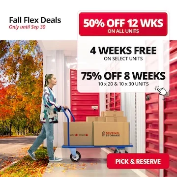 Sentinel Storage  - Coquitlam Barnet Promotion